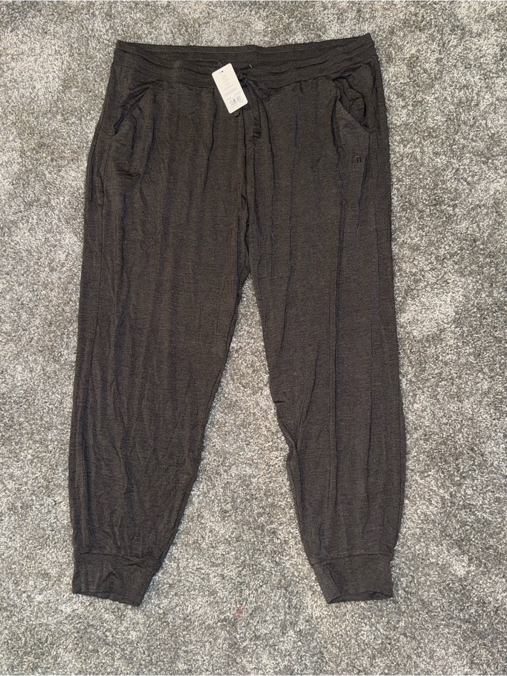 NWT Tommy John Charcoal Luxury Soft Jogger Pants